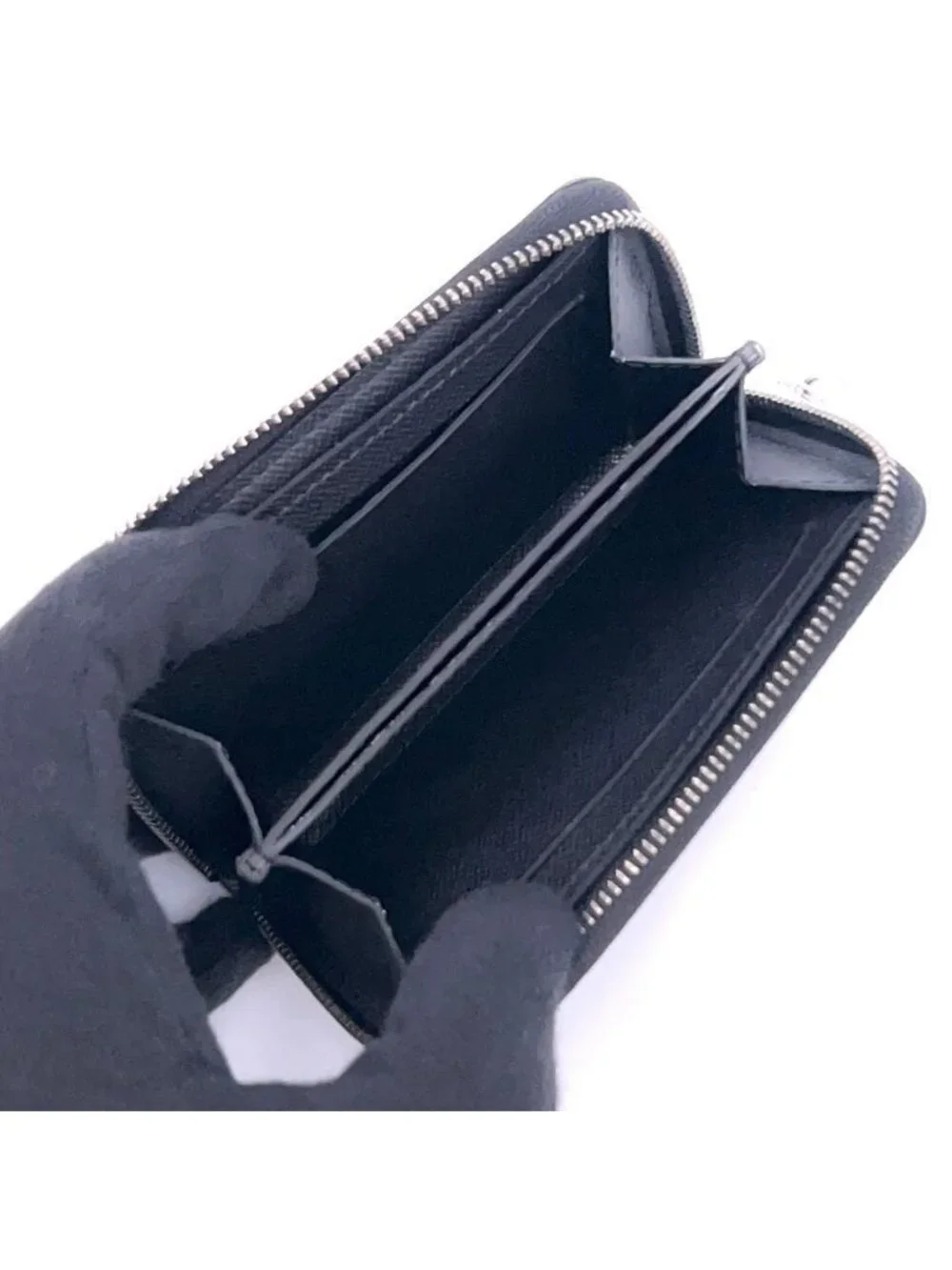 Louis Vuitton Monogram Eclipse Zippy Coin Purse